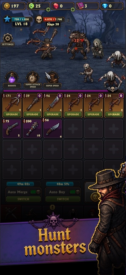 Idle Vampire Hunter: Merge RPG Hack