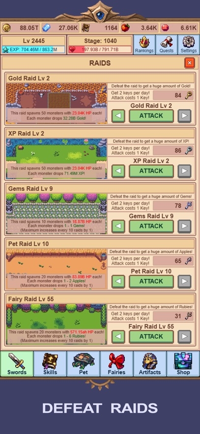Idle Sword Master Hack