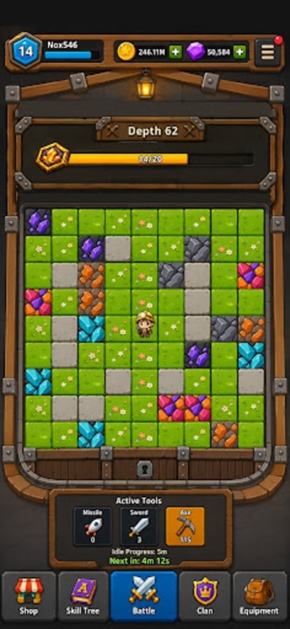 Dungeon Miner: Idle RPG Hack