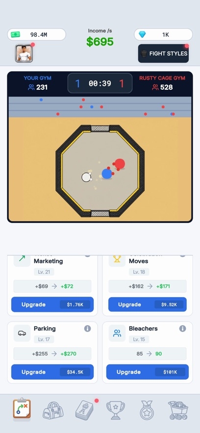 Fight Star - Team Manager Idle Hack