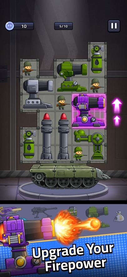 Tank Defense: Merge Attack Hack