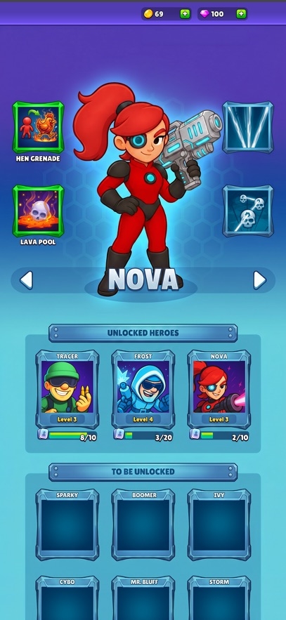 Bullet Heroes: TD RPG Shooter Hack