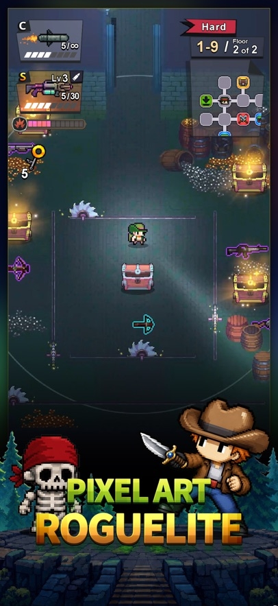 GunzTower: Pixel Dungeon RPG Hack