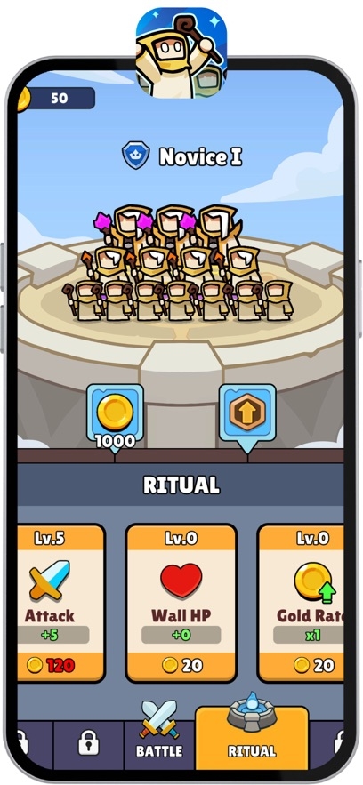 One Mage Army: Clone & Merge Hack