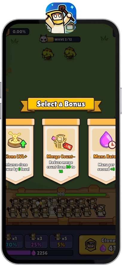 One Mage Army: Clone & Merge Hack
