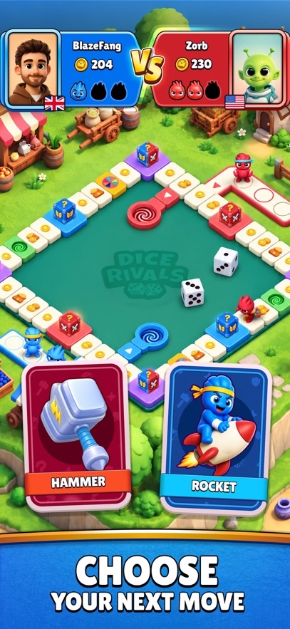 Dice Rivals: 1v1 Board Game Hack