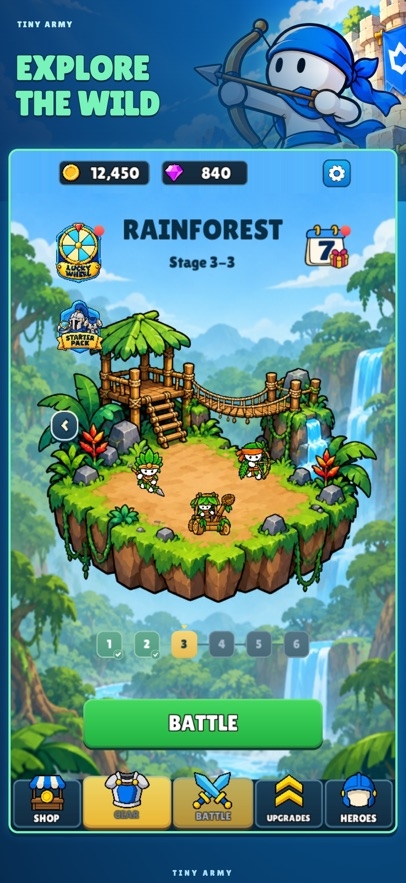 Tiny Army: Merge Defense RPG Hack