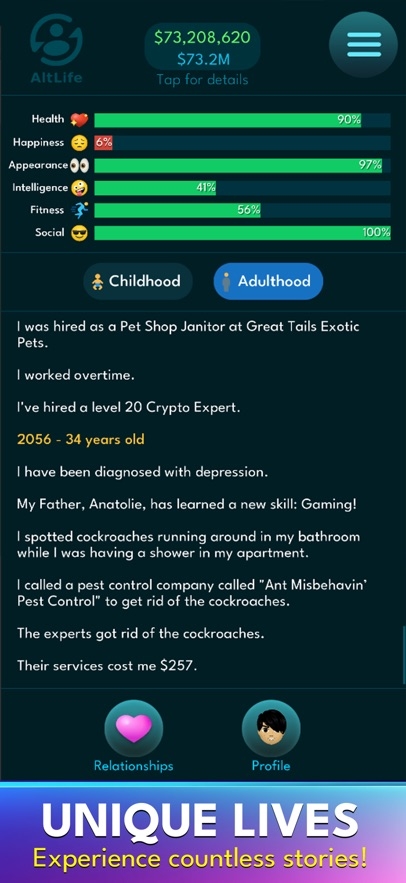 AltLife - Life Simulator Hack